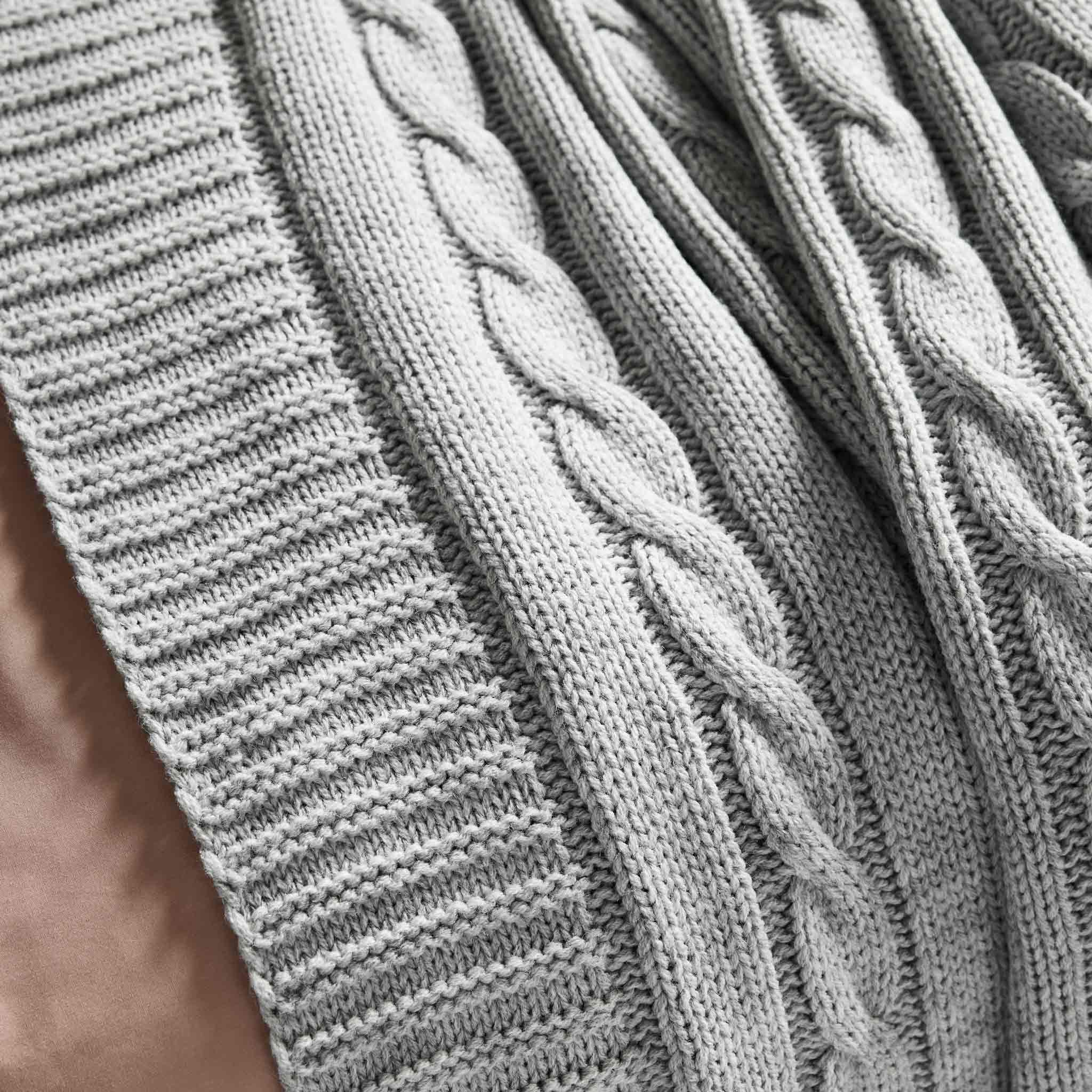 Cable Knit Throw Blanket - Last Call