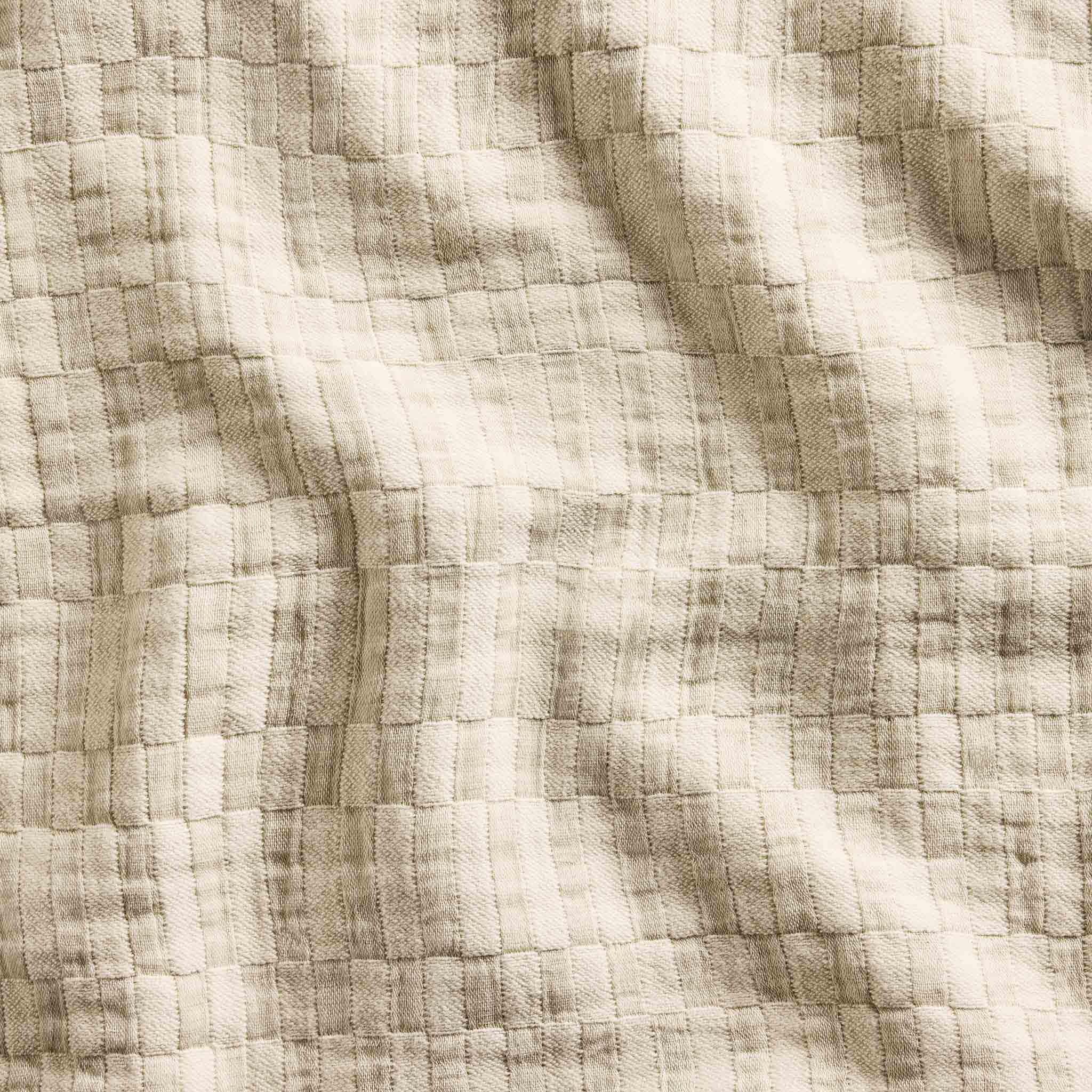 Woven Checkerboard Shams