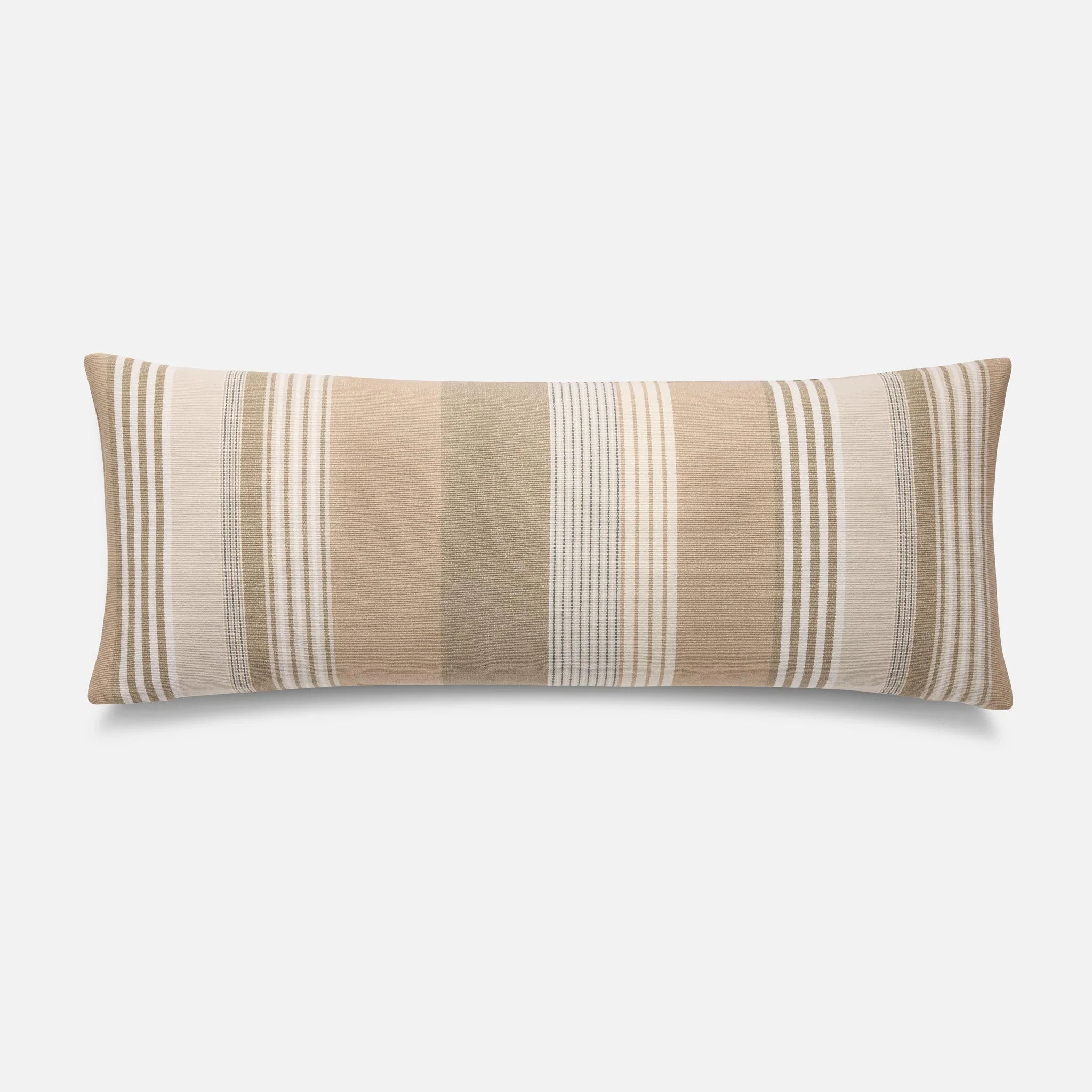 Woven Stripe Lumbar Pillow Cover - Last Call