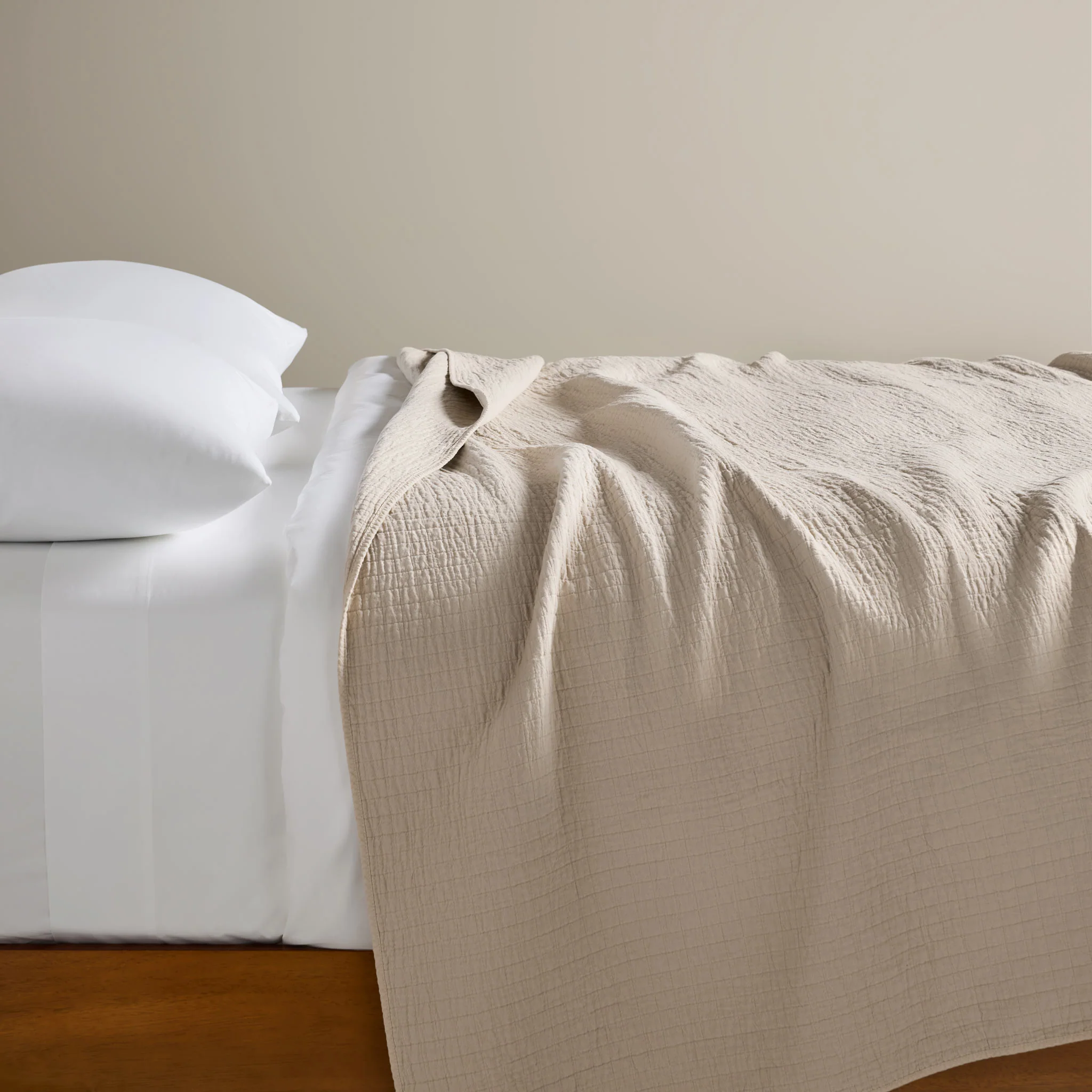 Lightweight Grid Cotton Bed Blanket