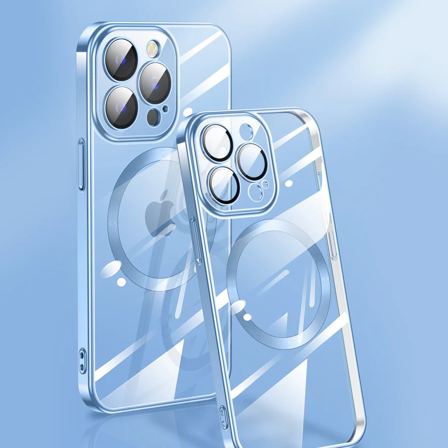HD transparent Magsafing iPhone Case With Camera Protector
