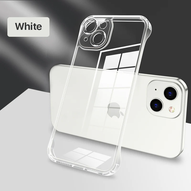 Ultra-Thin Borderless High-Transparent Glass iPhone Case