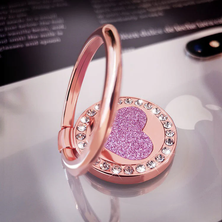 Rhinestone Glitter Love Magsafing iPhone Buckle