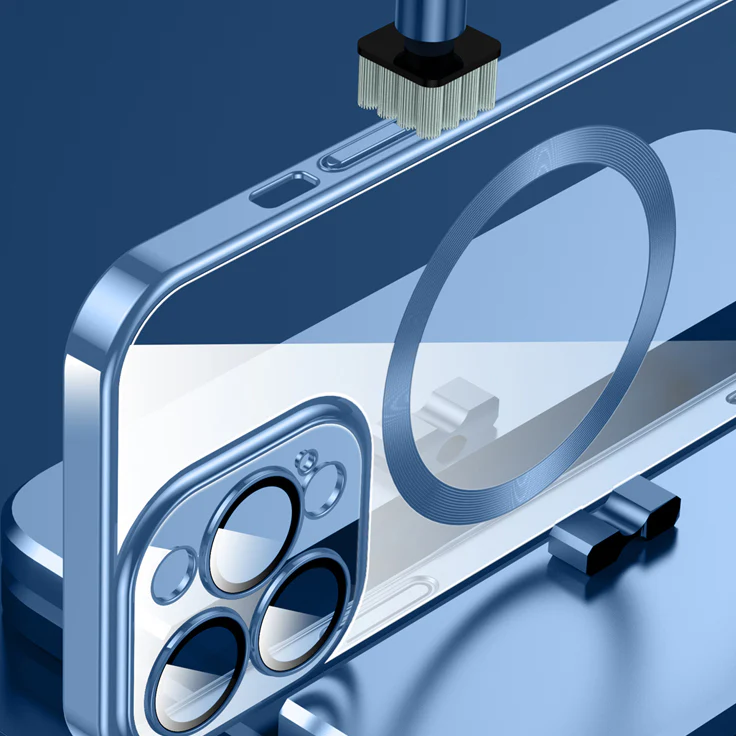 HD transparent Magsafing iPhone Case With Camera Protector