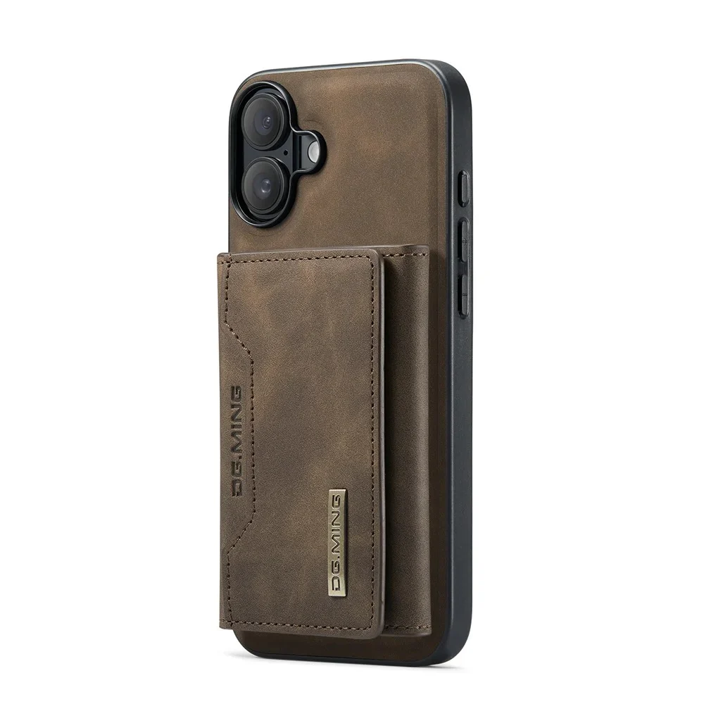 DG.Ming 2 in 1 MagSafe Card Holder Leather iPhone Case