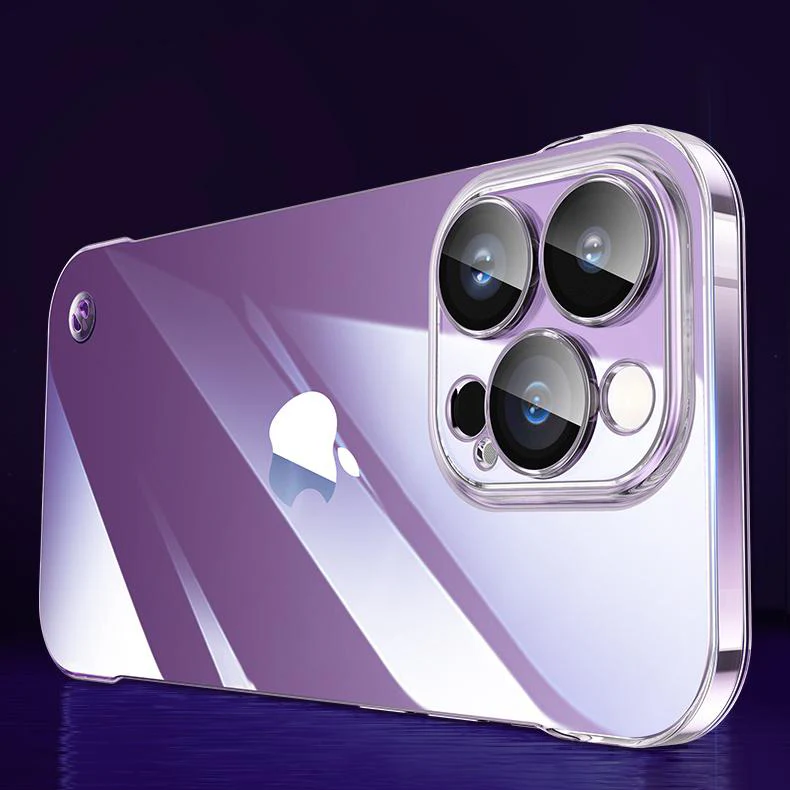 Ultra-Thin Clear Borderless Gradient iPhone Case