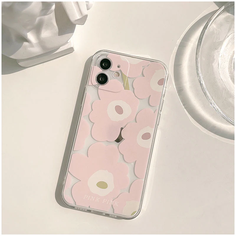Summer Pink Flowers iPhone Case