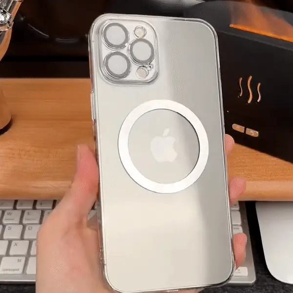 HD transparent Magsafing iPhone Case With Camera Protector