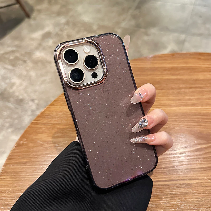 Clear Bling Bling iPhone Case