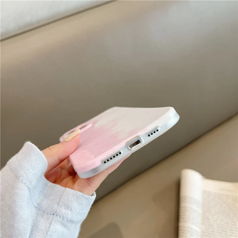 Tie Dye Glitter Color iPhone Case