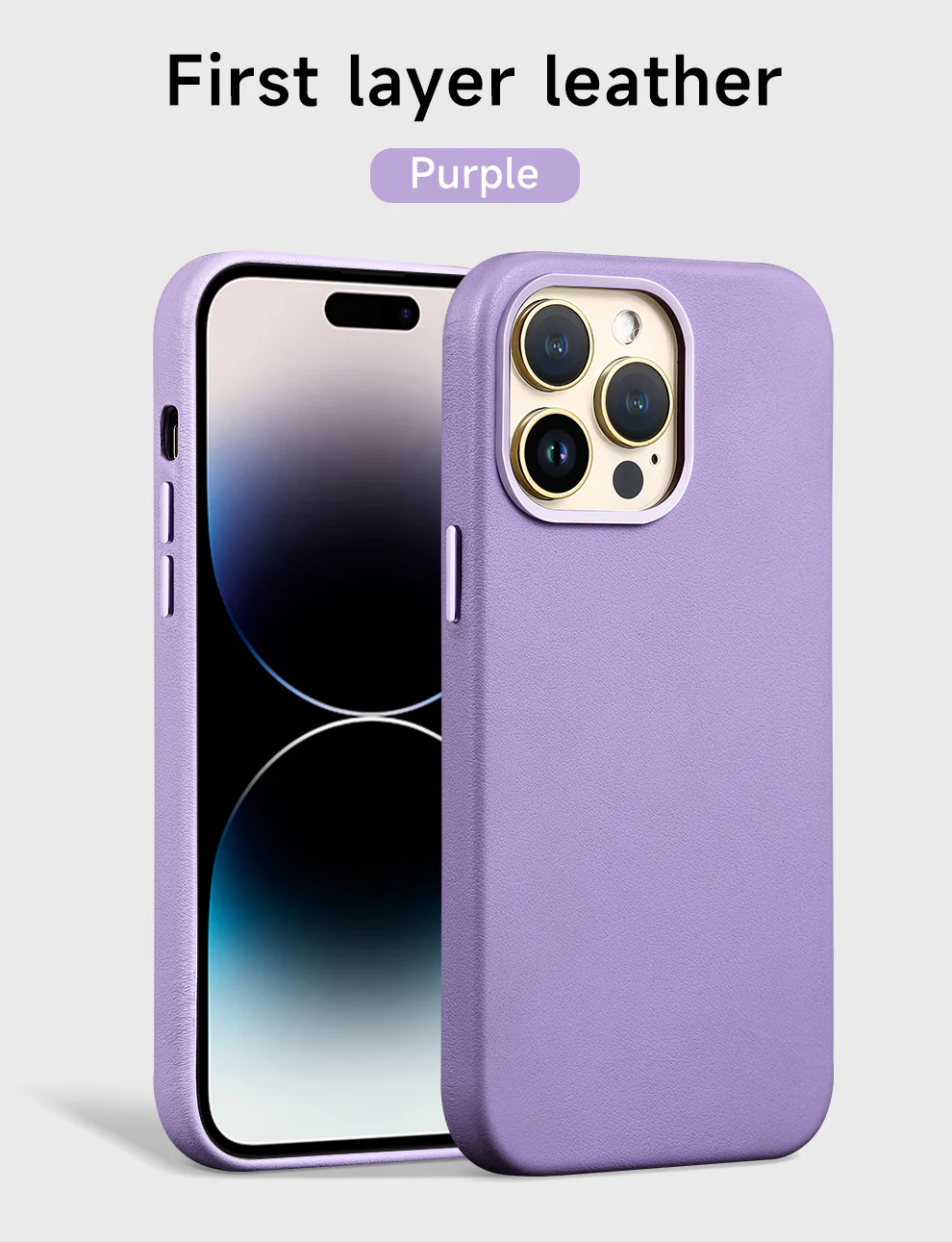 Genuine Leather Magsafing iPhone Case