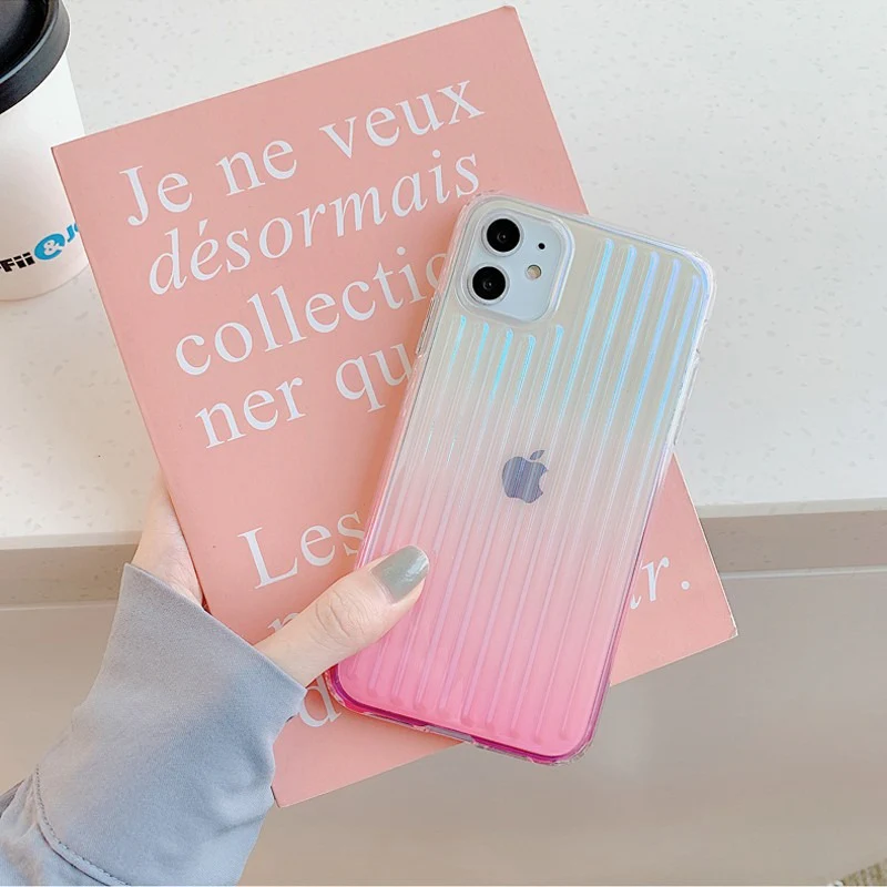 Travel Suitcase Transparent iPhone Case