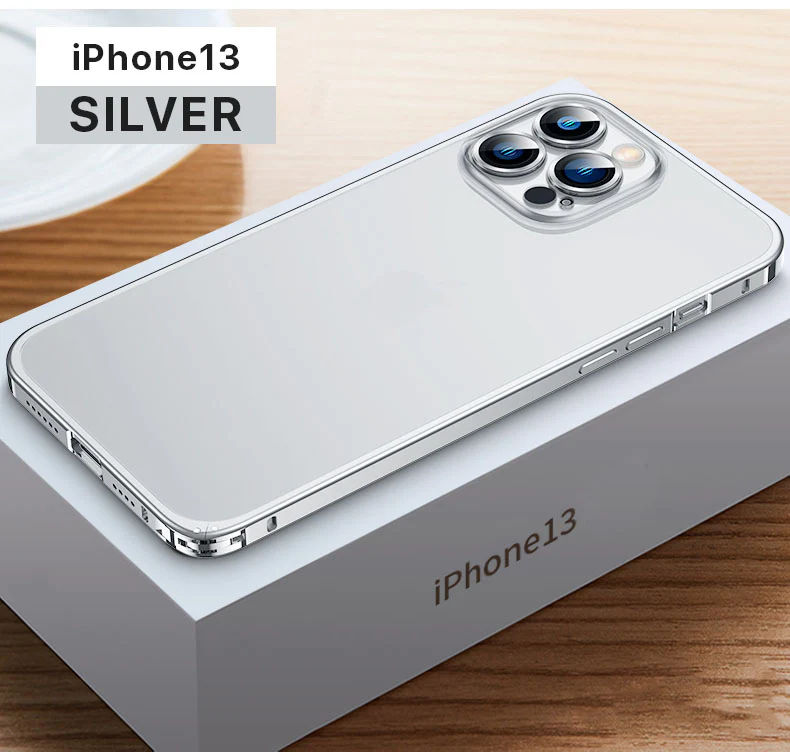 Upgraded Version Aluminum Frame Matte iPhone Case With Camera Protector