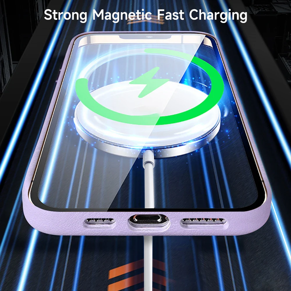 Genuine Leather Magsafing iPhone Case