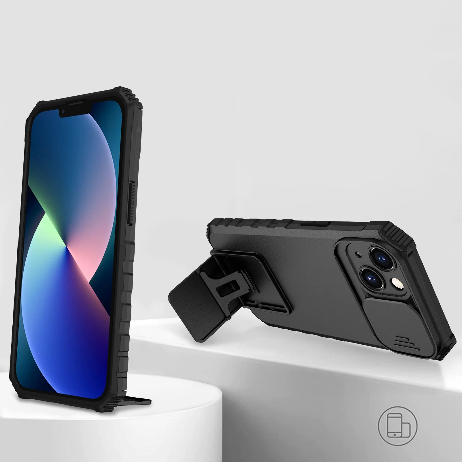 Heavy Duty Shockproof Kickstand iPhone Case