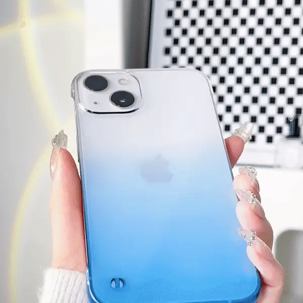 Ultra-Thin Faded Clear iPhone Case