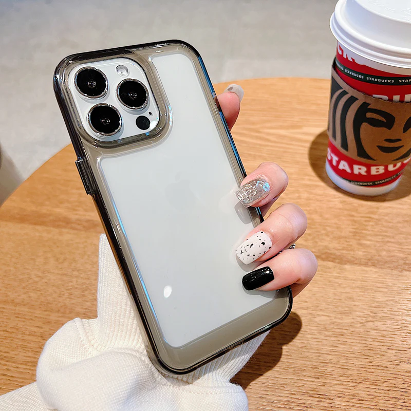 Thickened Space Transparent iPhone Case