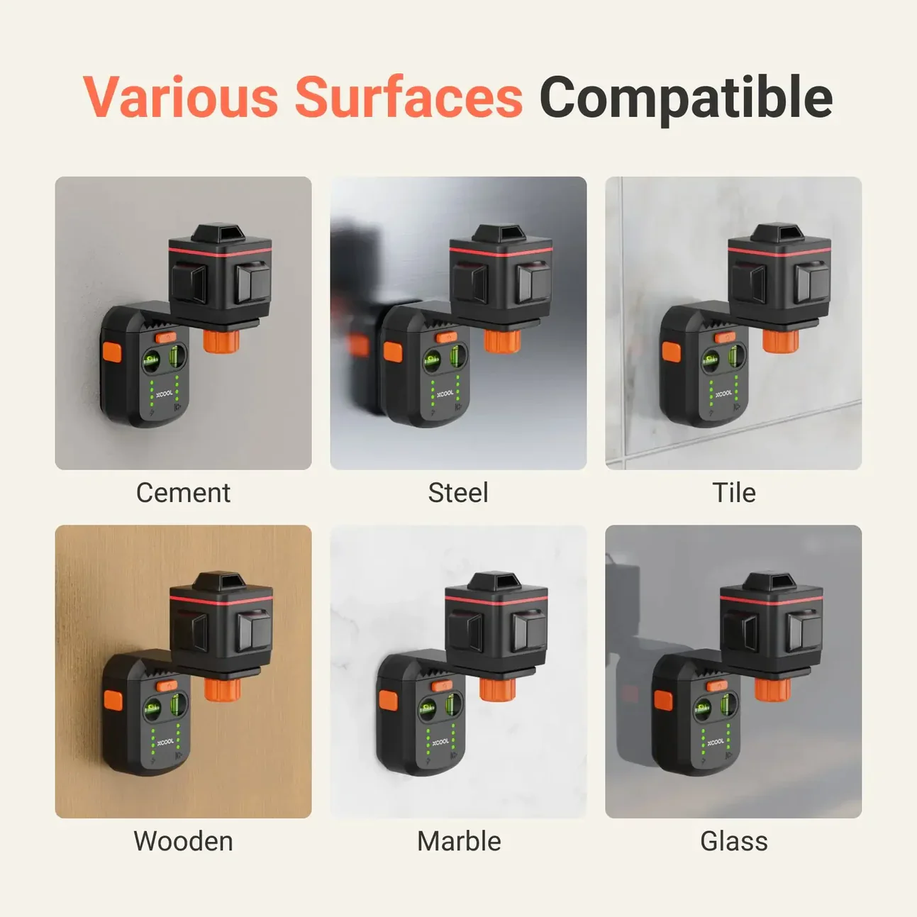 Wallaser 3-in-1 Wall-Mountable Laser Level