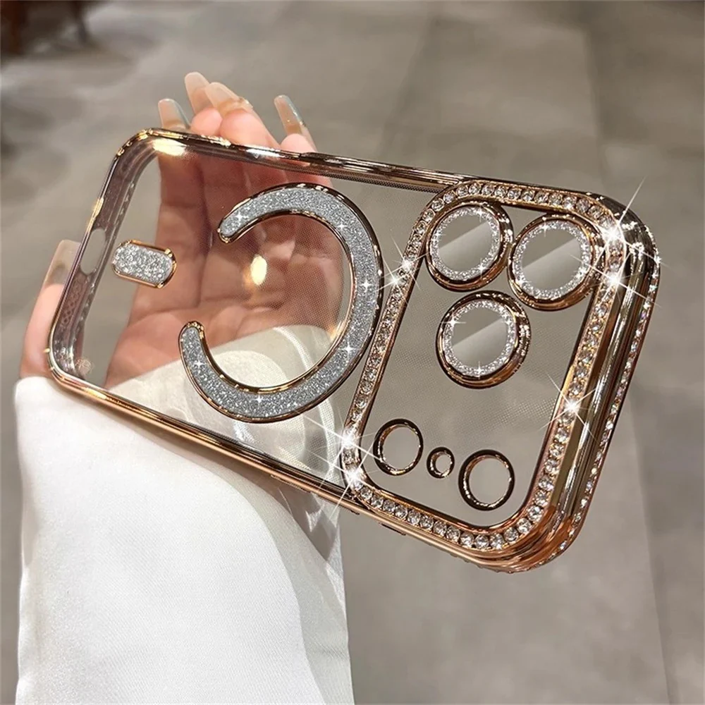 New Sparkly Rhinestones MagSafe iPhone Case