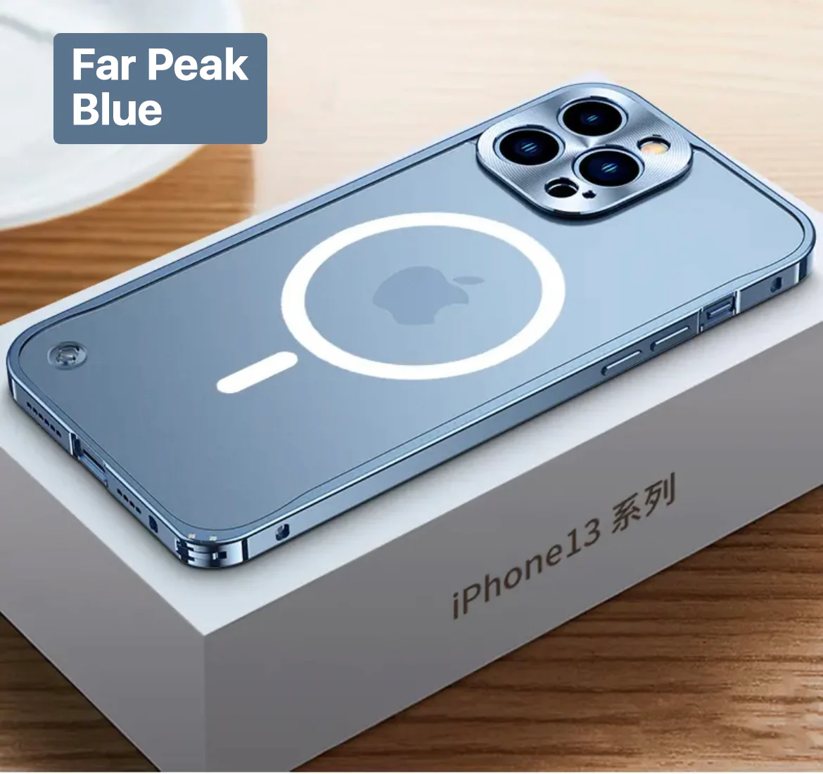 Upgraded Aluminum Frame Magsafing Matte iPhone Case