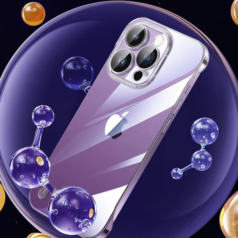 Ultra-Thin Clear Borderless Gradient iPhone Case