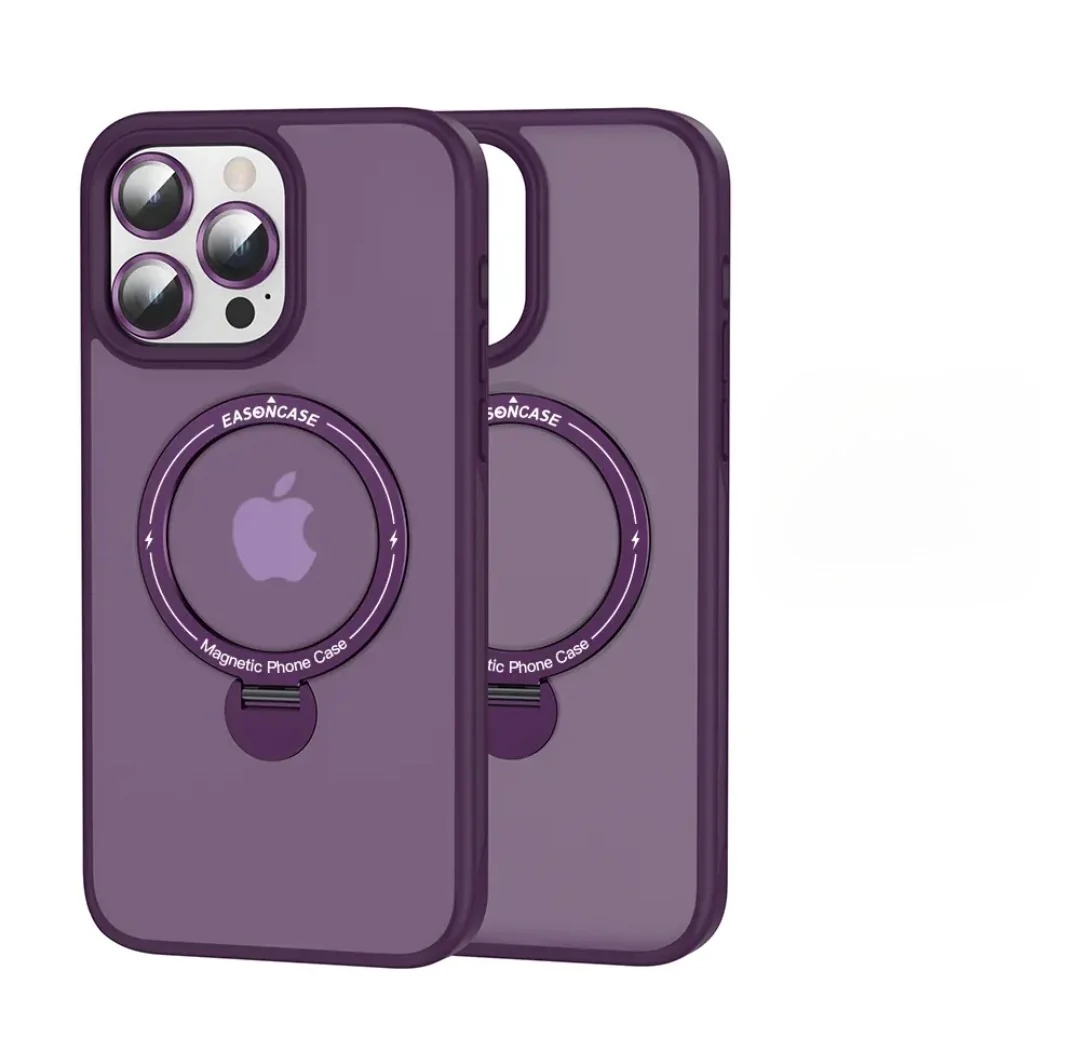 360 Rotation kickstand, Shockproof & Magsafe iPhone Case
