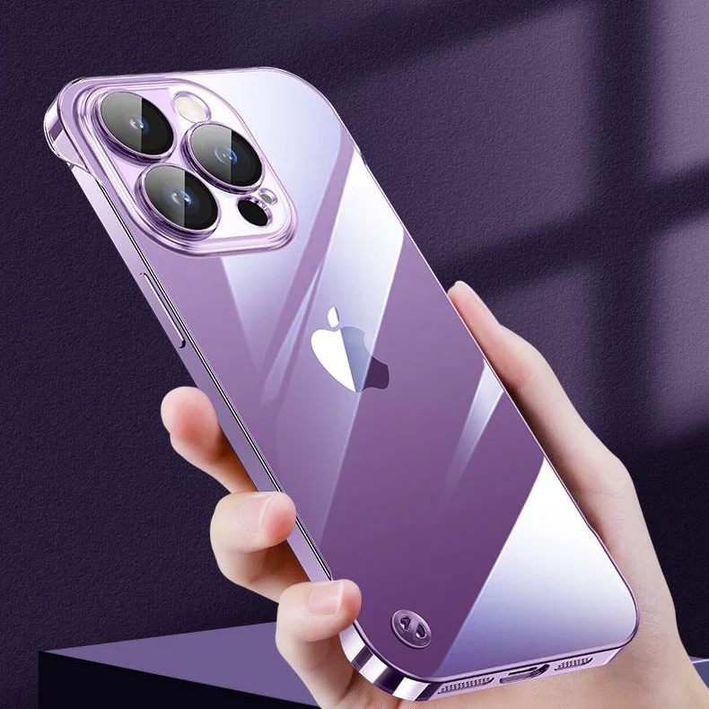 Ultra-Thin Clear Borderless Gradient iPhone Case