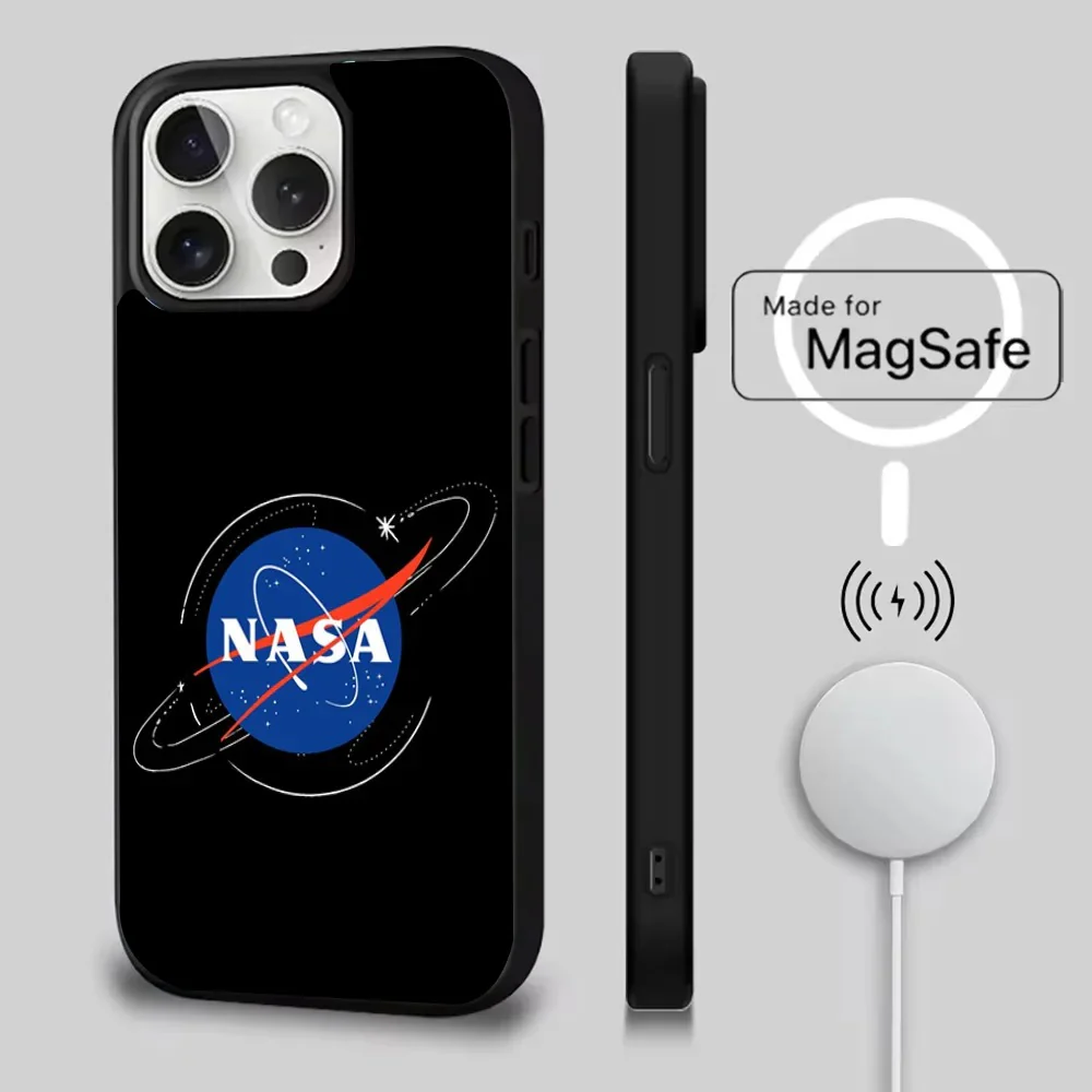 Nasa Design iPhone Case With MagSafe Charging