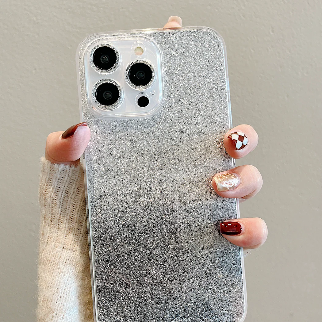 Beautiful Bling Bling Bling iPhone Case With Lens Protector