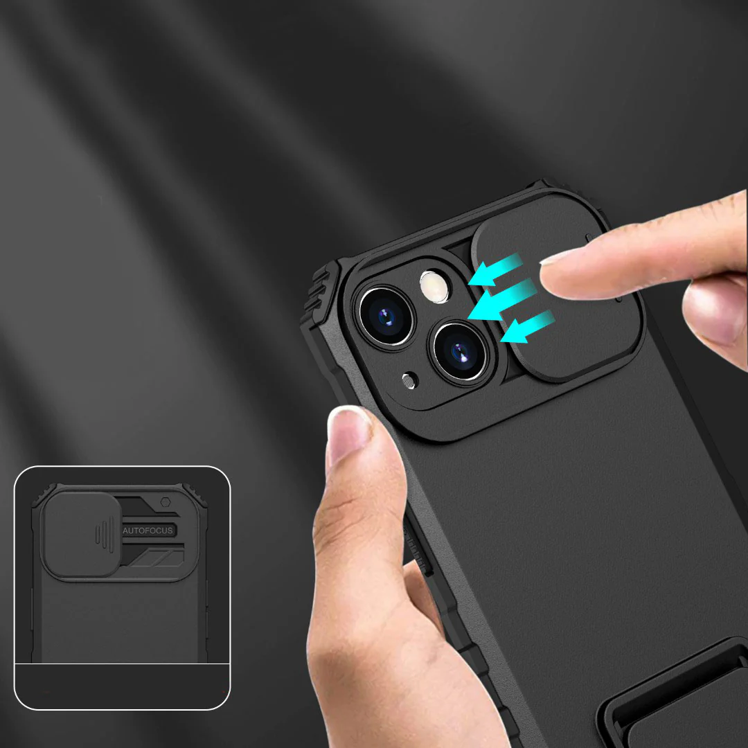Heavy Duty Shockproof Kickstand iPhone Case