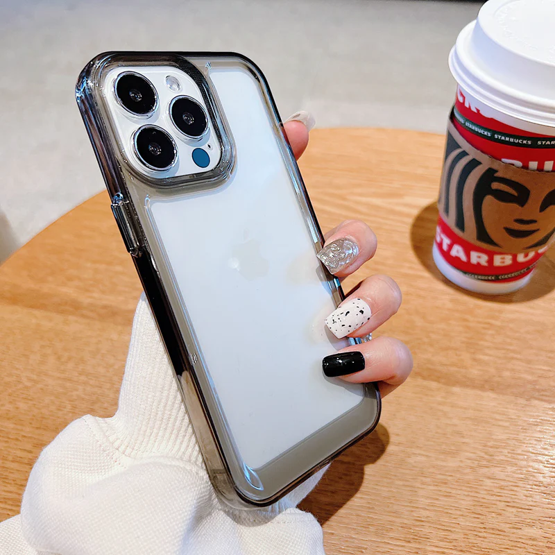 Thickened Space Transparent iPhone Case