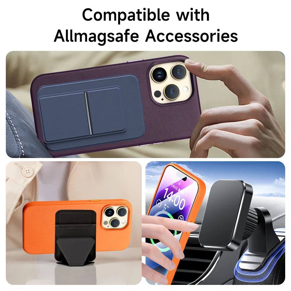 Genuine Leather Magsafing iPhone Case