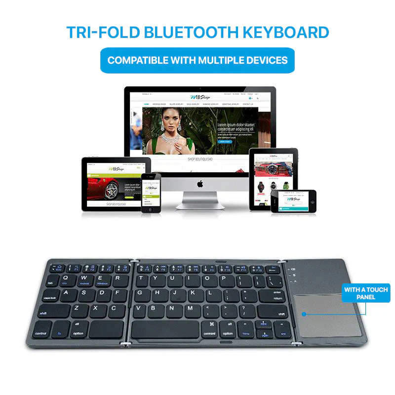 Tri-Fold Wireless Keyboard