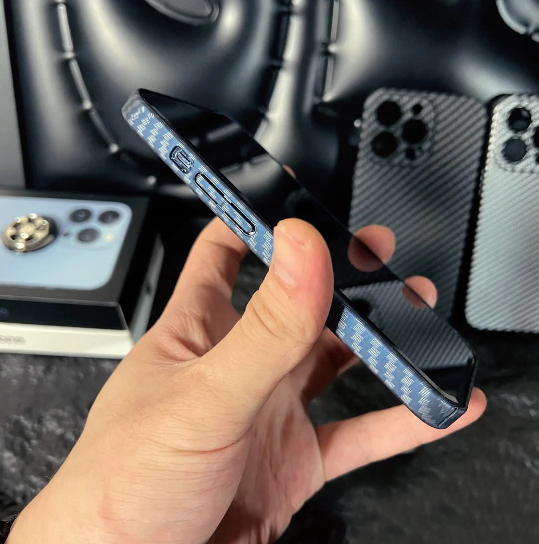 Magsafing Carbon Fiber iPhone Case With Camera Protector