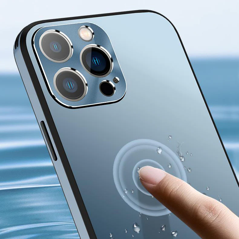 Aitotem Acrylic Matte Shockproof iPhone Case With Camera Protector