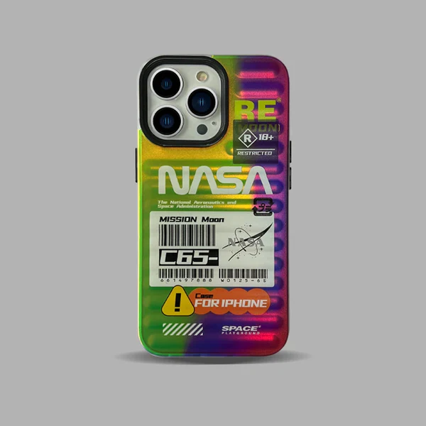 TRENDY NASA LASER DAZZLING IPHONE CASE