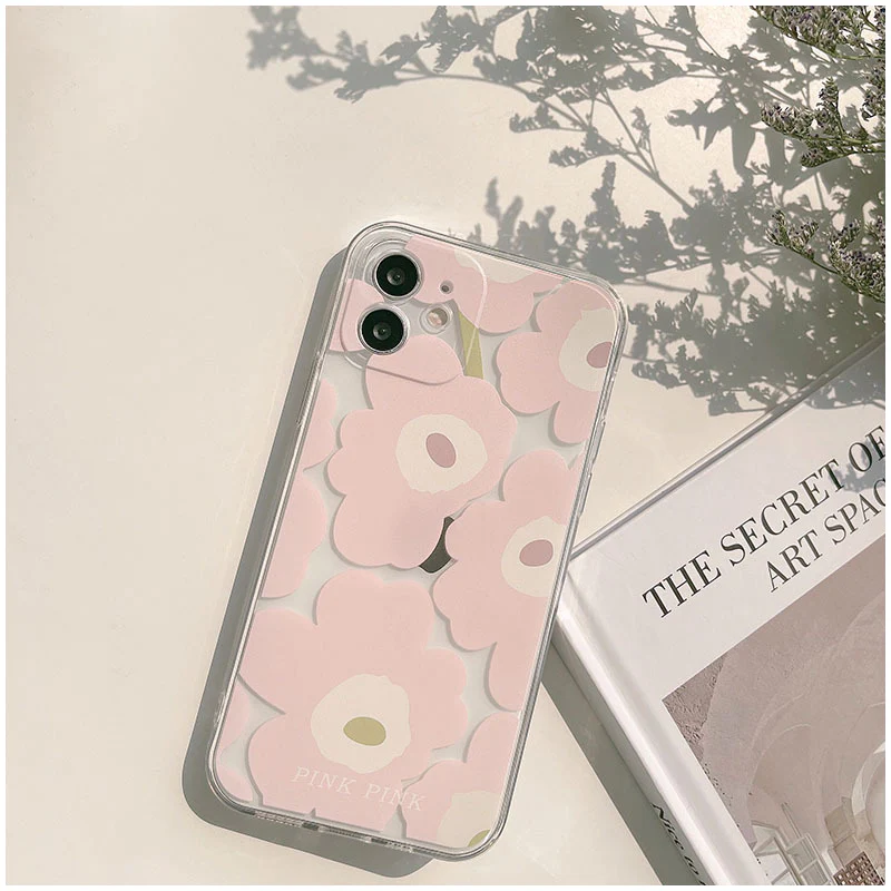 Summer Pink Flowers iPhone Case