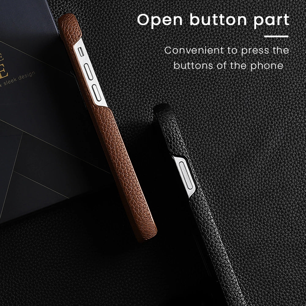 Genuine Leather iPhone Case