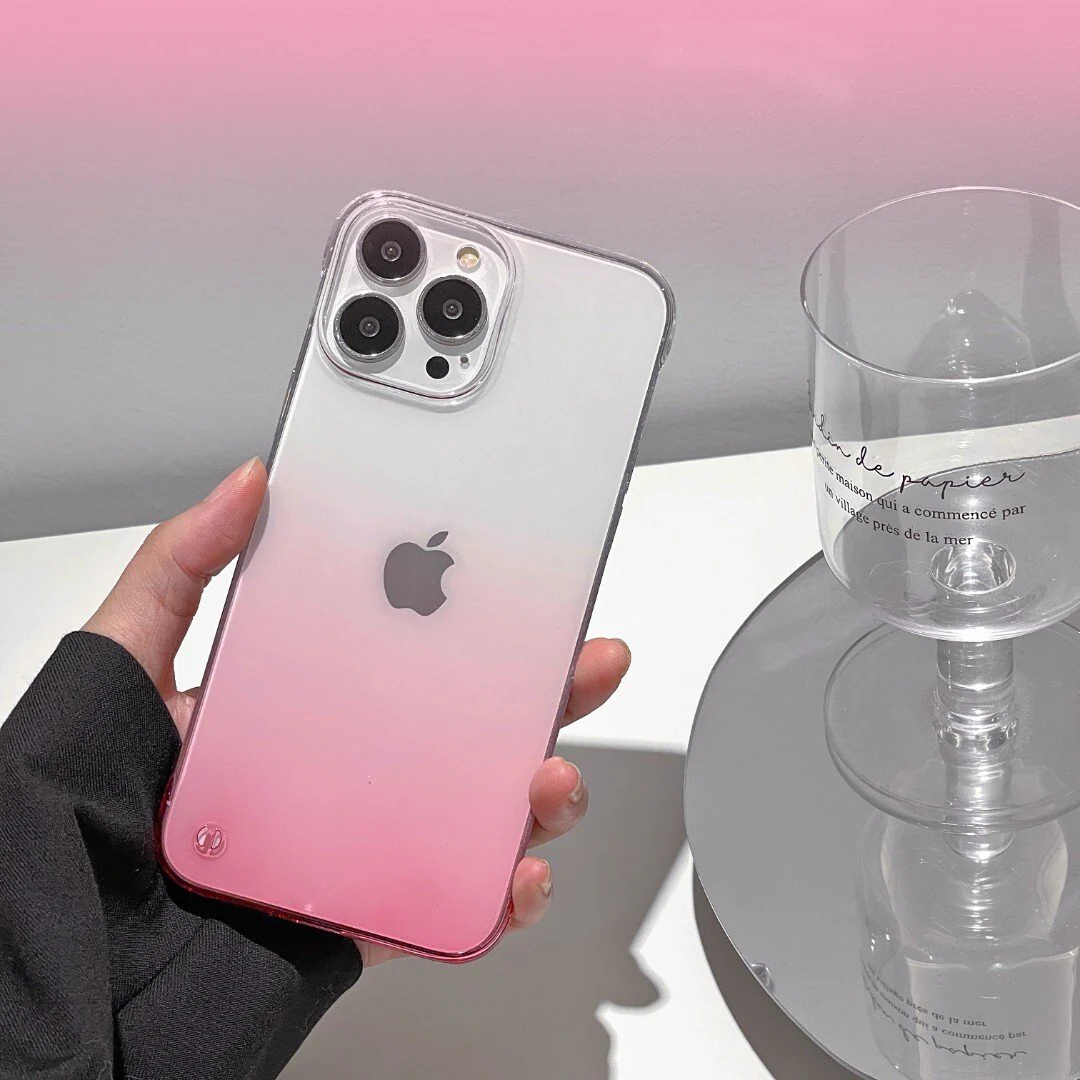 Ultra-Thin Faded Clear iPhone Case