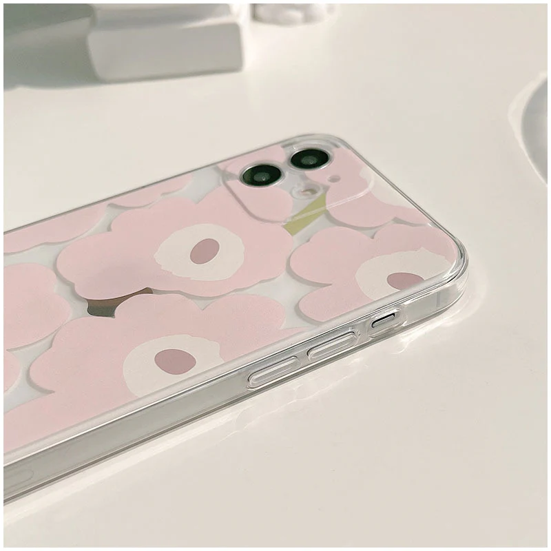Summer Pink Flowers iPhone Case
