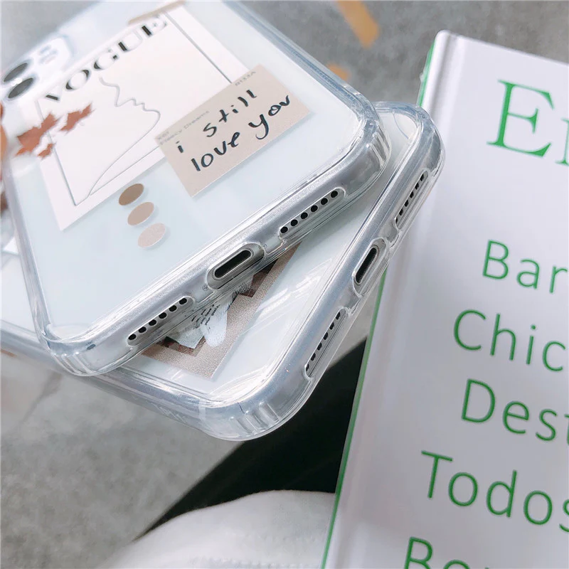 Vogue Maple Leaf Line Art iPhone Case