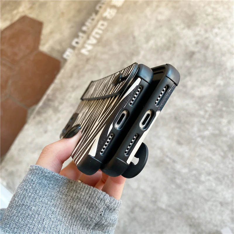 Wristband Zebra Cow Pattern iPhone Case