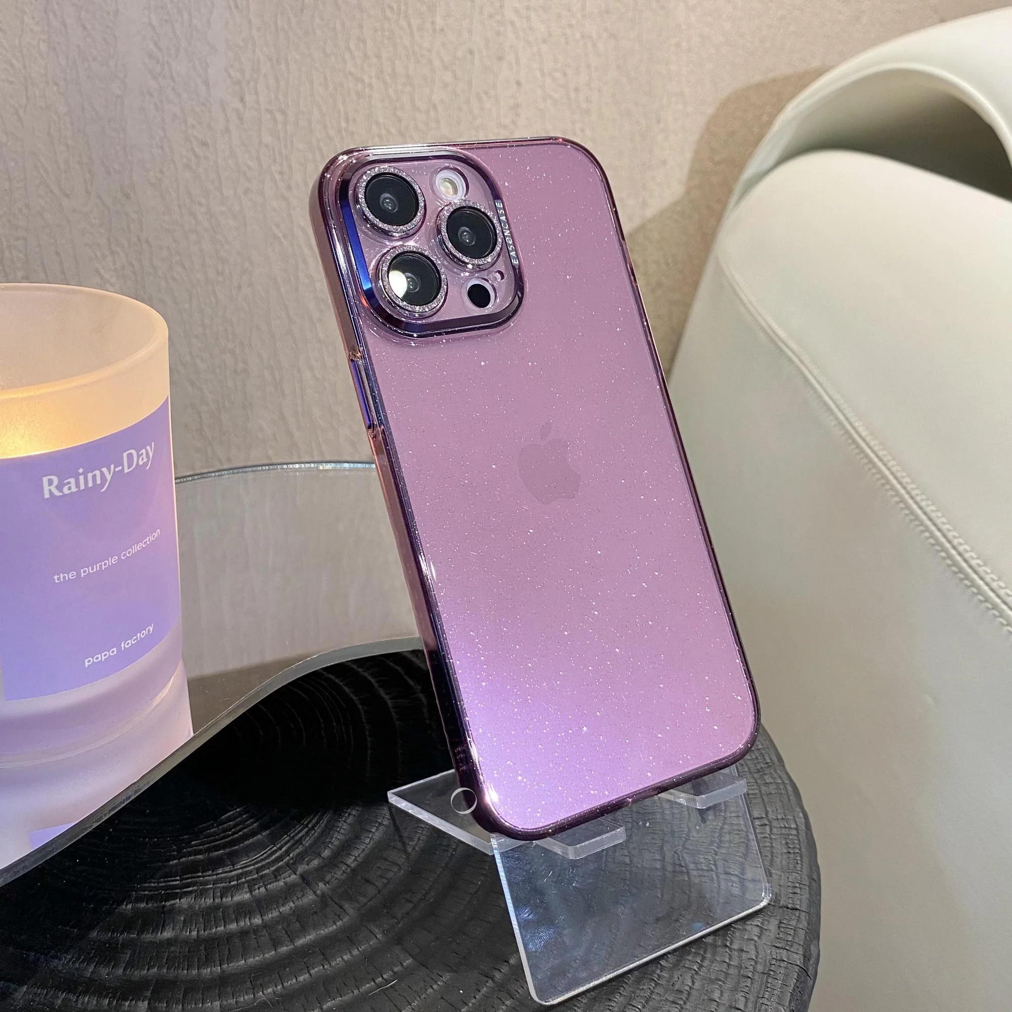 Starry Sky Sparkle Lens iPhone Case