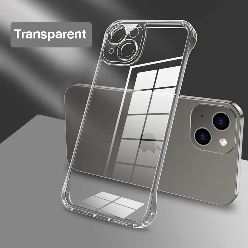 Ultra-Thin Borderless High-Transparent Glass iPhone Case
