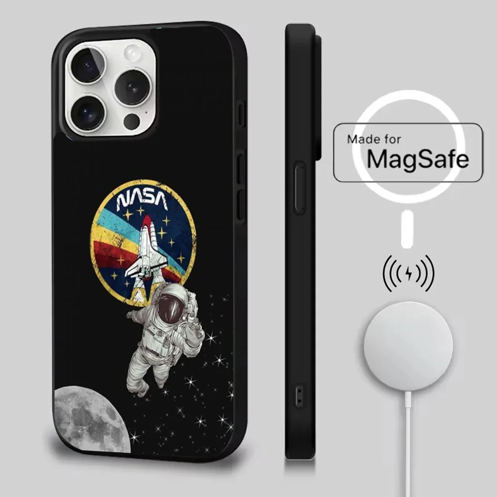 Nasa Design iPhone Case With MagSafe Charging