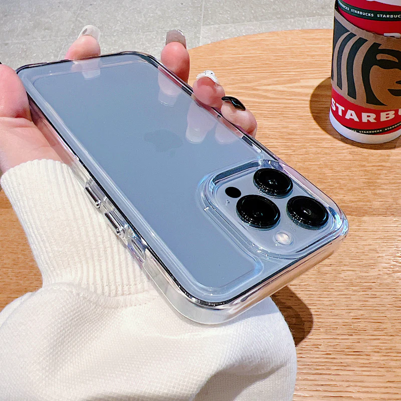 Thickened Space Transparent iPhone Case