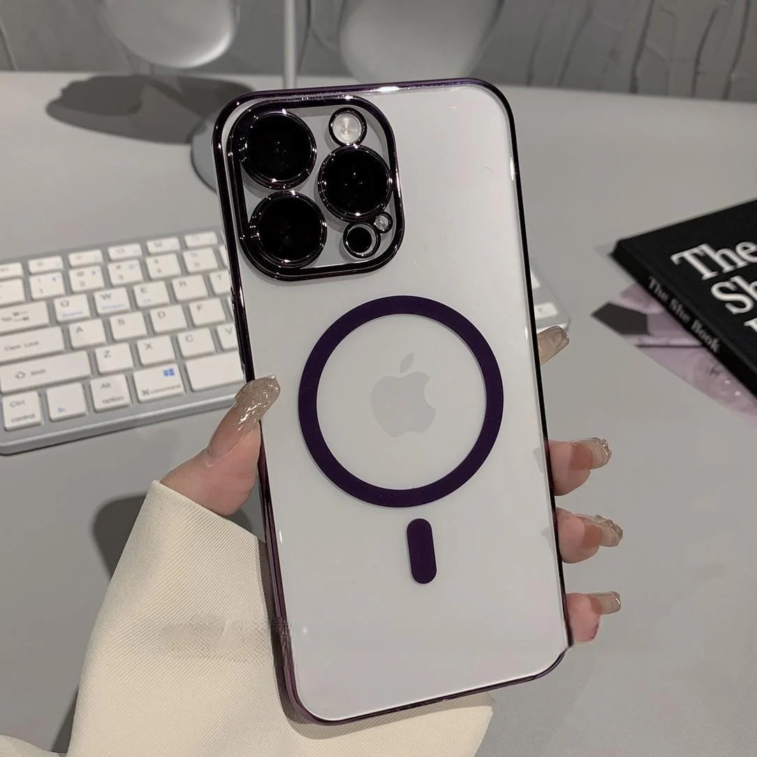 Clear Luxury Magsafe iPhone Case