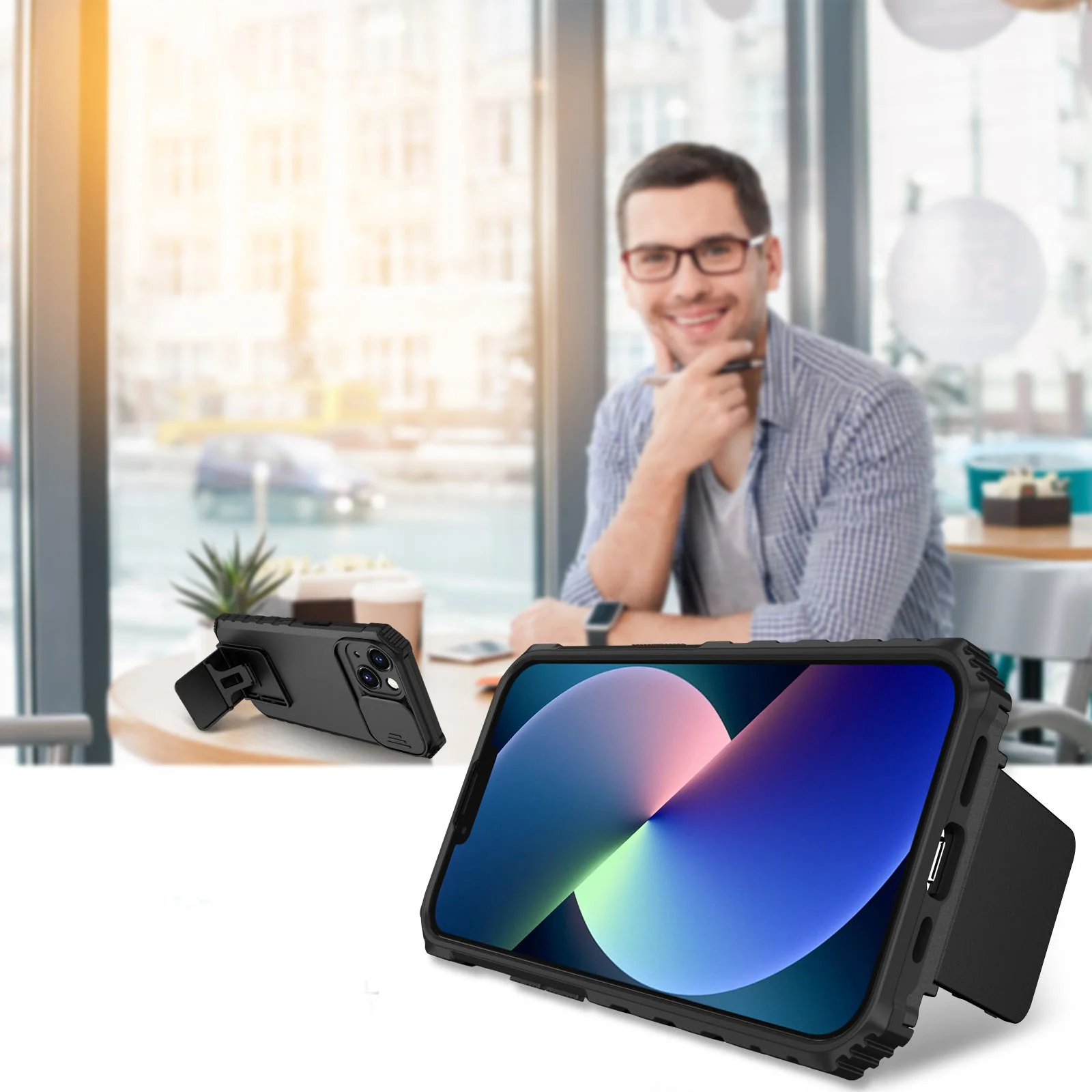 Heavy Duty Shockproof Kickstand iPhone Case