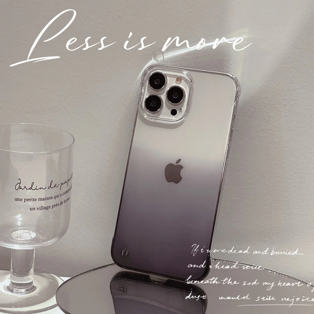 Ultra-Thin Faded Clear iPhone Case