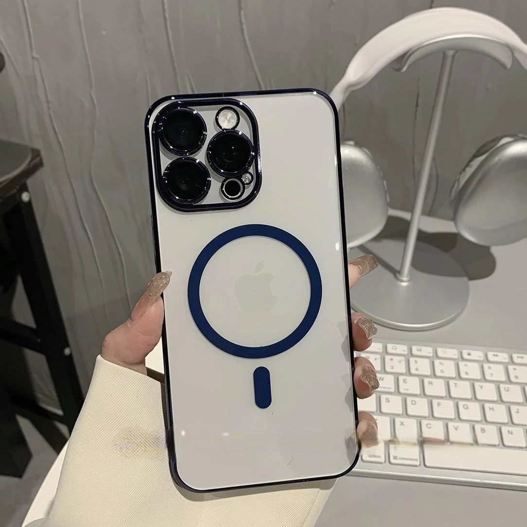 Clear Luxury Magsafe iPhone Case